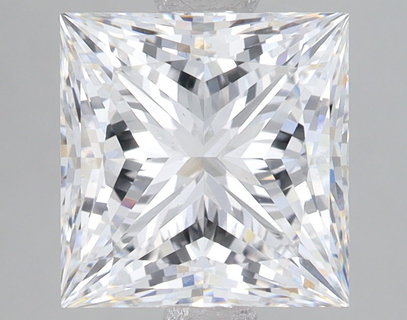 Lab Grown 3.07 Carat, E Colour, <br/>VS1 Clarity PRINCESS Diamond