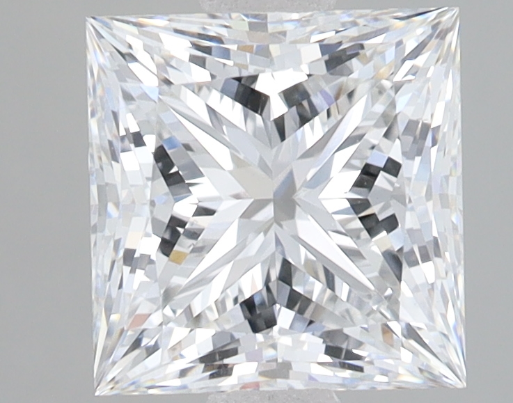 Lab Grown 2.08 Carat, D Colour, <br/>VS1 Clarity PRINCESS Diamond