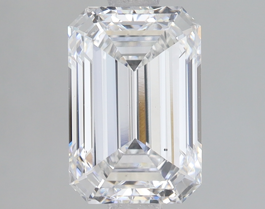 Lab Grown 2.1 Carat, D Colour, <br/>VS2 Clarity EMERALD Diamond