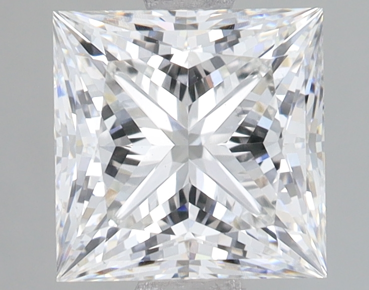 Lab Grown 2.08 Carat, E Colour, <br/>VS1 Clarity PRINCESS Diamond