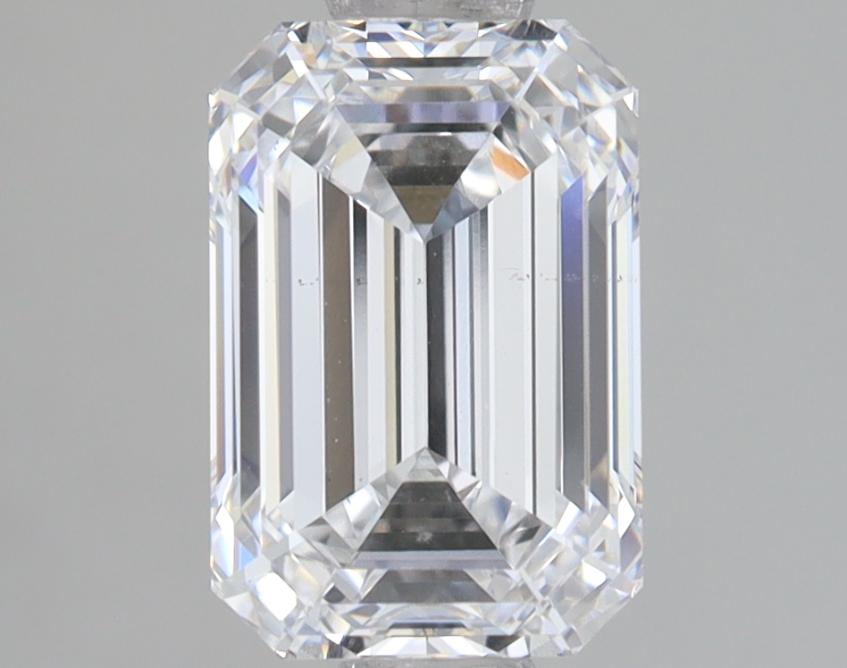 Lab Grown 2.09 Carat, D Colour, <br/>VS2 Clarity EMERALD Diamond