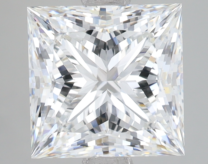 Lab Grown 4.01 Carat, E Colour, <br/>VS1 Clarity PRINCESS Diamond