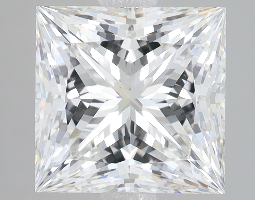 Lab Grown 3.07 Carat, E Colour, <br/>VS1 Clarity PRINCESS Diamond