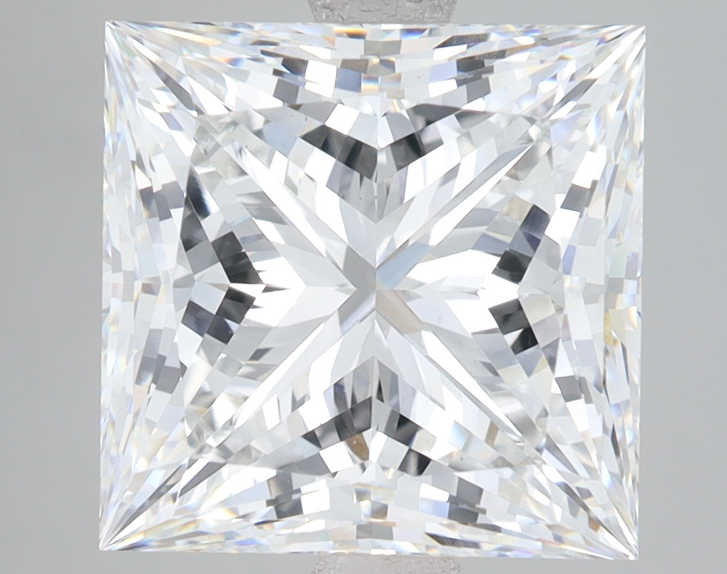 Lab Grown 7.07 Carat, E Colour, <br/>VS1 Clarity PRINCESS Diamond
