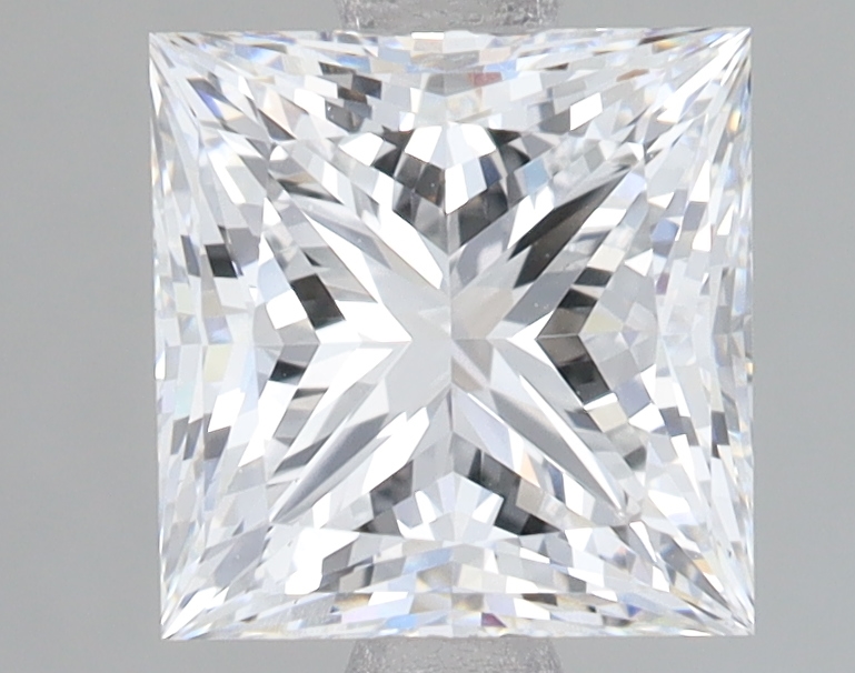 Lab Grown 2.1 Carat, D Colour, <br/>VS1 Clarity PRINCESS Diamond