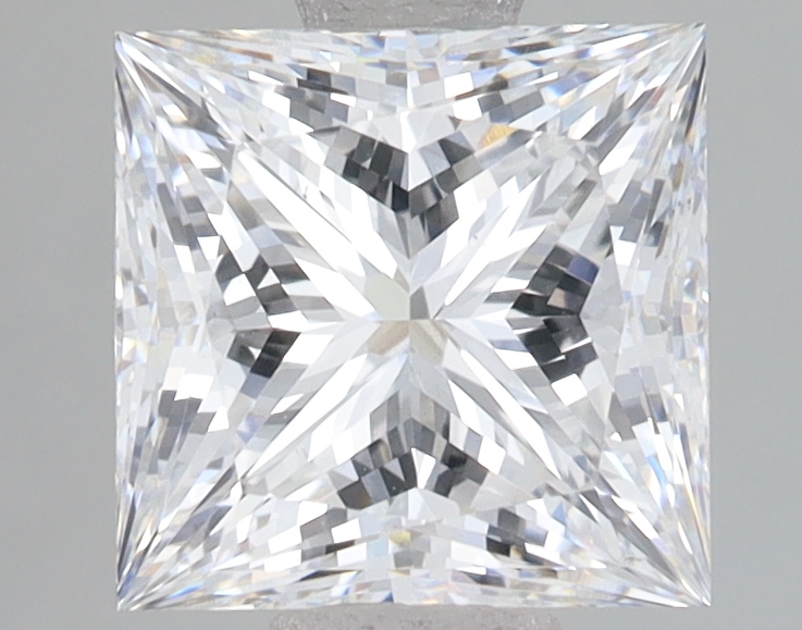 Lab Grown 2.54 Carat, D Colour, <br/>VS1 Clarity PRINCESS Diamond