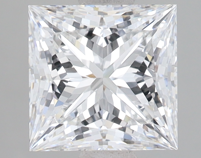 Lab Grown 2.1 Carat, E Colour, <br/>VS1 Clarity PRINCESS Diamond
