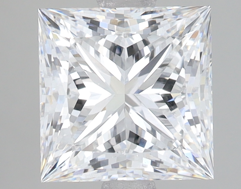Lab Grown 2.74 Carat, E Colour, <br/>VS1 Clarity PRINCESS Diamond