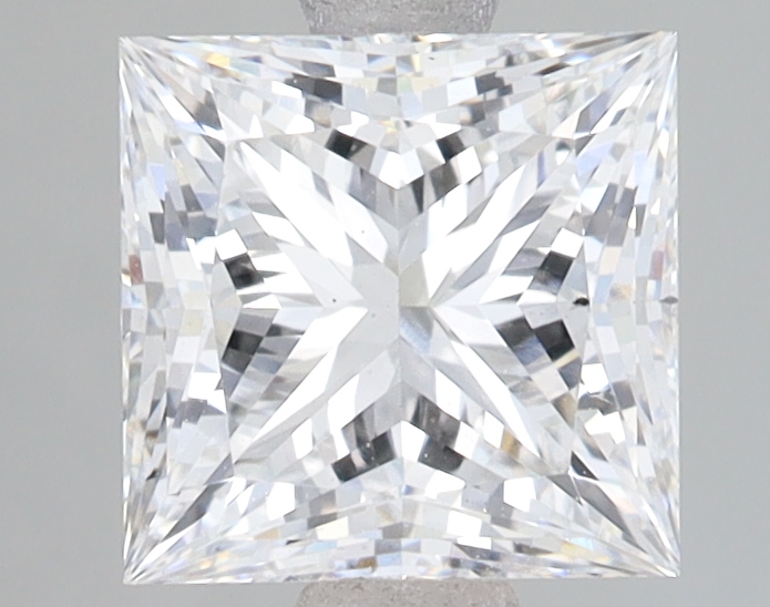 Lab Grown 2 Carat, D Colour, <br/>VS2 Clarity PRINCESS Diamond