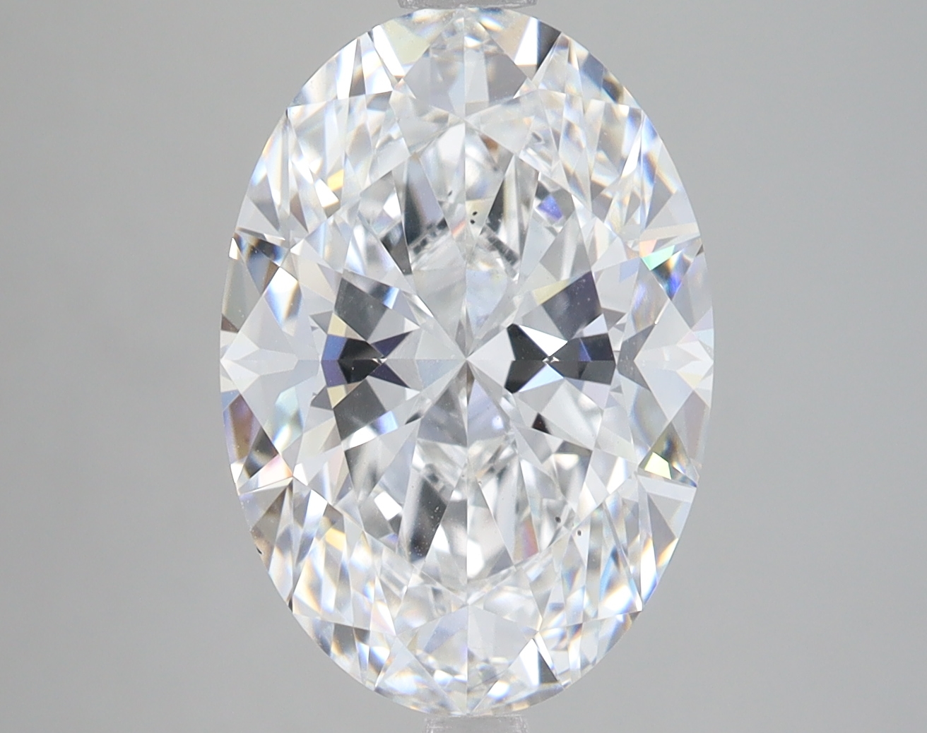 Lab Grown 5.07 Carat, E Colour, <br/>VS2 Clarity OVAL Diamond