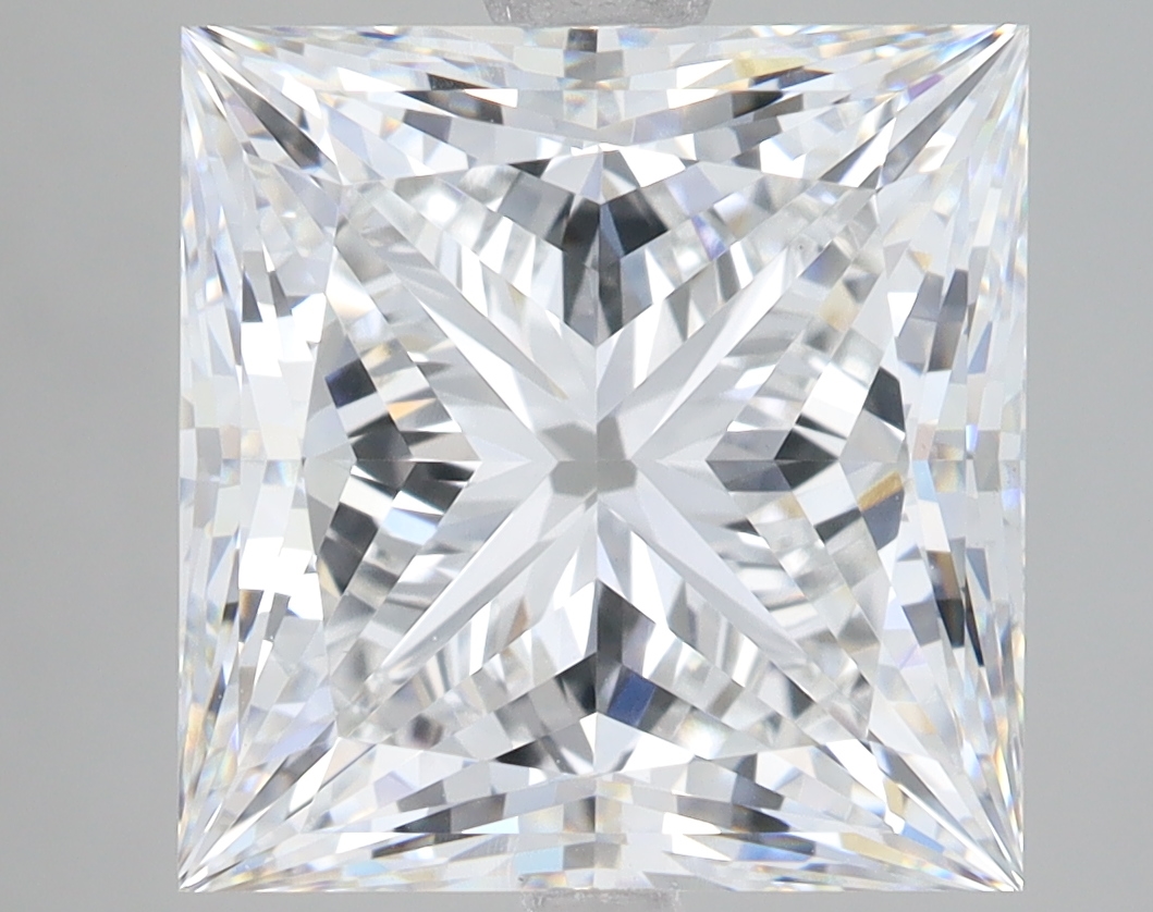 Lab Grown 8.05 Carat, E Colour, <br/>VS1 Clarity PRINCESS Diamond