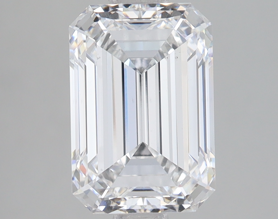 Lab Grown 3.02 Carat, D Colour, <br/>VS2 Clarity EMERALD Diamond