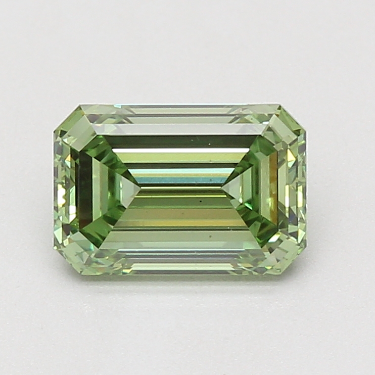 2.06-carat emerald diamond with null color, null cut, and null clarity.