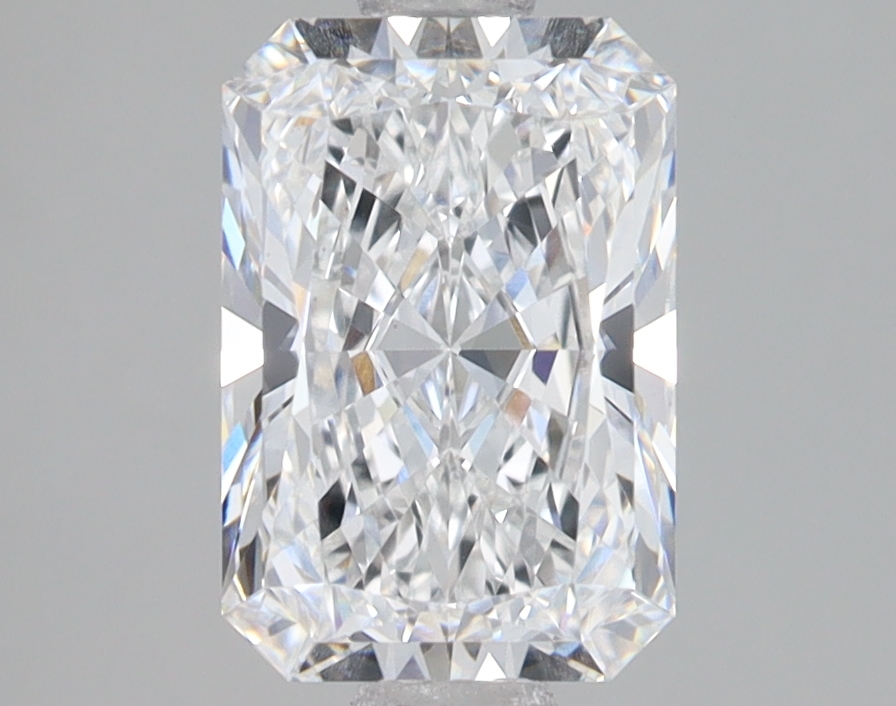 2.09-carat radiant diamond with E color, null cut, and null clarity.