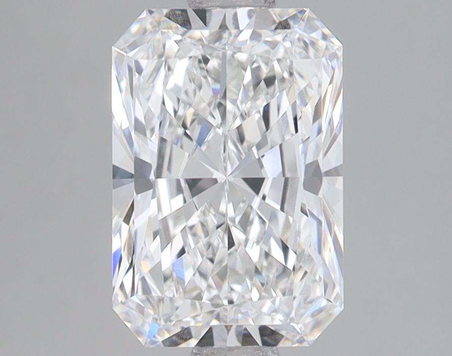 2.04-carat radiant diamond with E color, null cut, and null clarity.