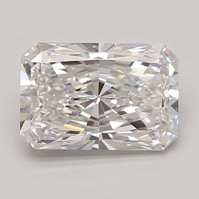2.07-carat radiant diamond with E color, null cut, and null clarity.