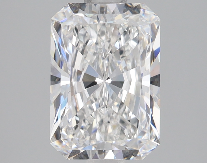 2.06-carat radiant diamond with E color, null cut, and null clarity.