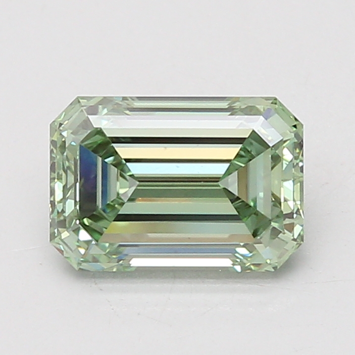 2.07-carat emerald diamond with null color, null cut, and null clarity.