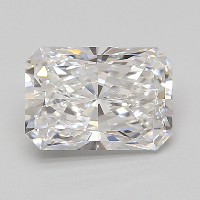 2.06-carat radiant diamond with E color, null cut, and null clarity.