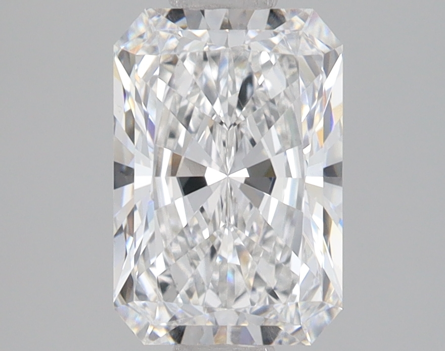 2.07-carat radiant diamond with E color, null cut, and null clarity.