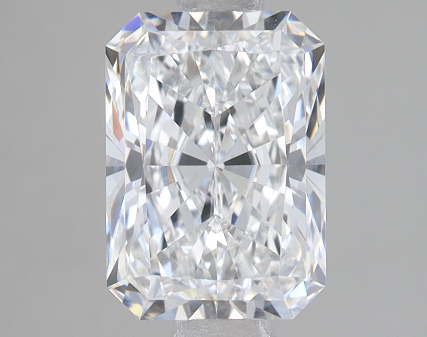 2.06-carat radiant diamond with E color, null cut, and null clarity.