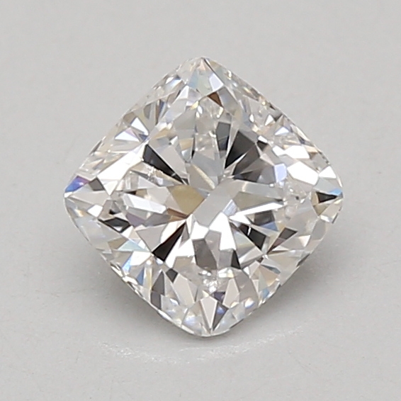 0.91 carat cushion lab-grown diamond