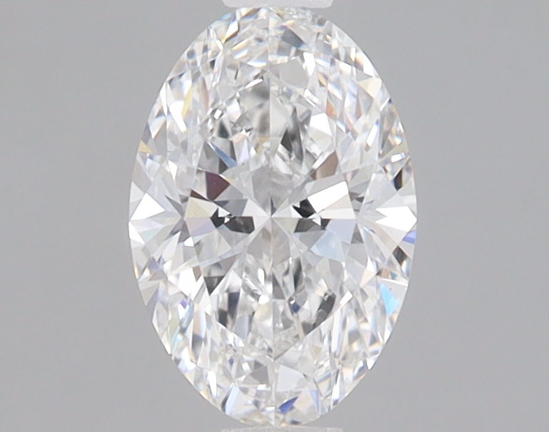 0.97 carat oval lab-grown diamond