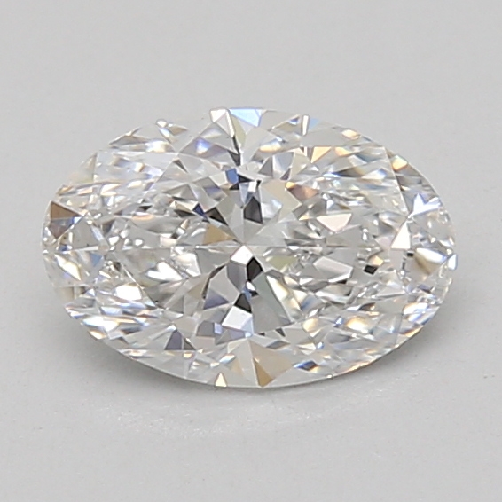 0.97 carat oval lab-grown diamond