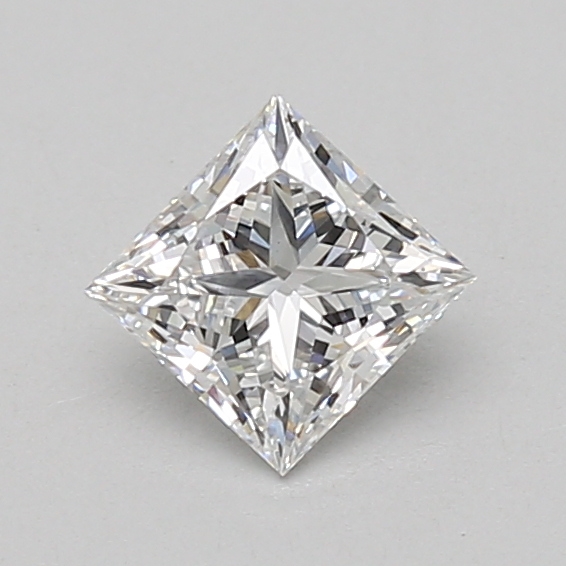 0.71 carat princess lab-grown diamond