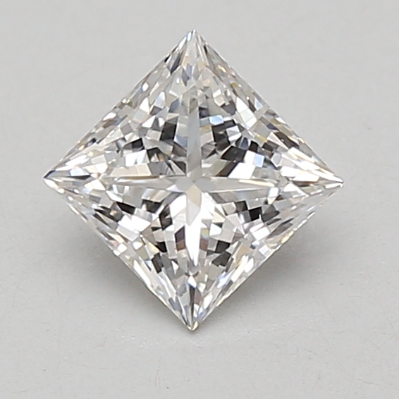 0.91 carat princess lab-grown diamond