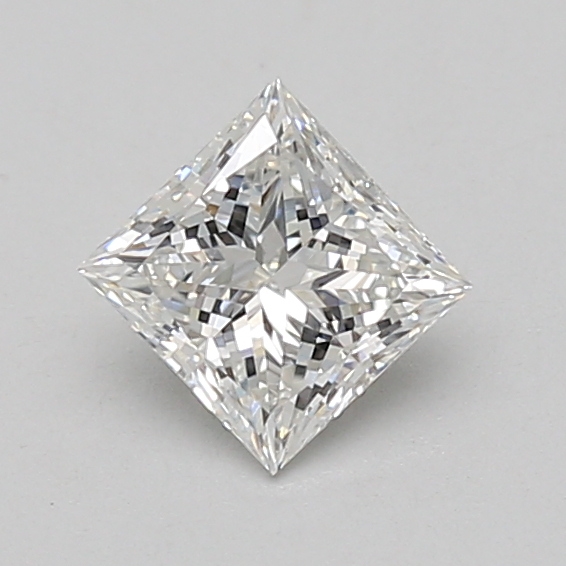 0.71 carat princess lab-grown diamond