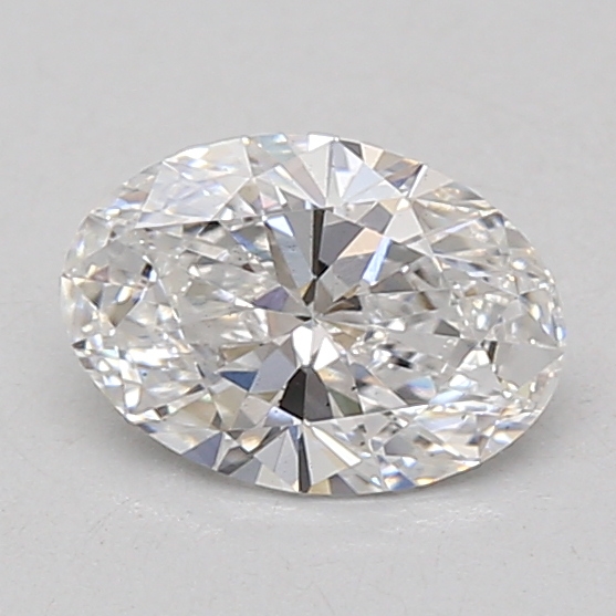 0.90 carat oval lab-grown diamond