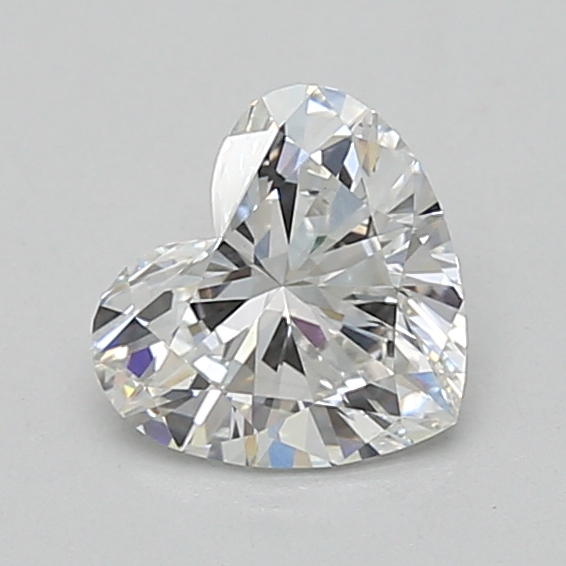 0.96 carat heart lab-grown diamond