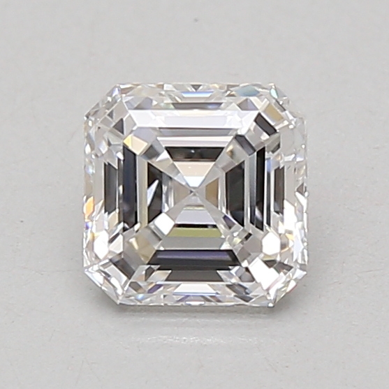 0.95 carat asscher lab-grown diamond