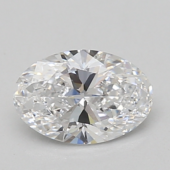 0.91 carat oval lab-grown diamond