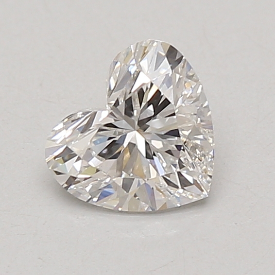 0.81 carat heart lab-grown diamond