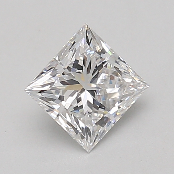 0.90 carat princess lab-grown diamond