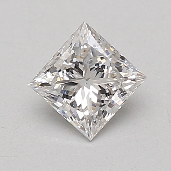0.71 carat princess lab-grown diamond
