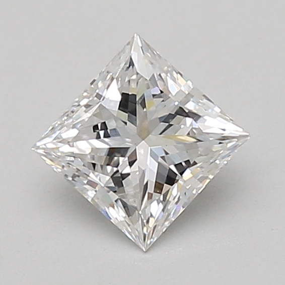 0.97 carat princess lab-grown diamond