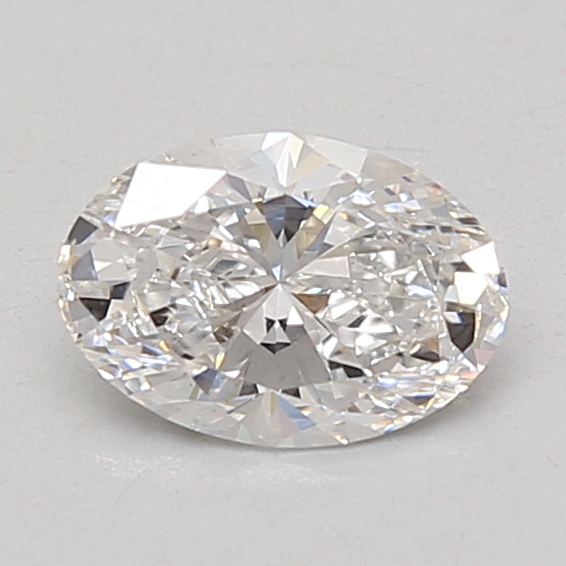0.91 carat oval lab-grown diamond