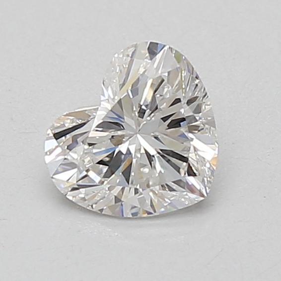 0.82 carat heart lab-grown diamond