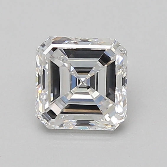 0.95 carat asscher lab-grown diamond