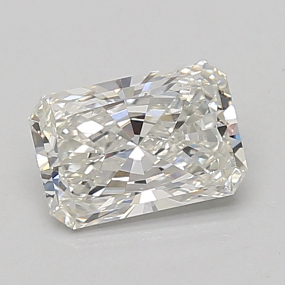 0.88 carat radiant lab-grown diamond