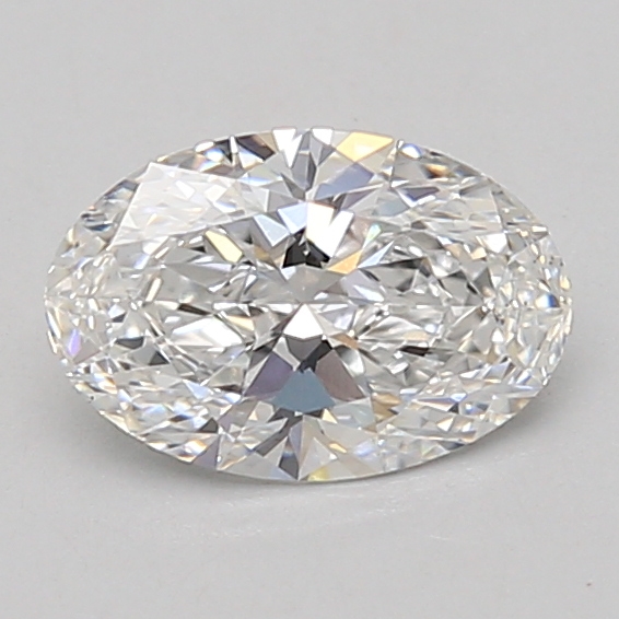 0.98 carat oval lab-grown diamond