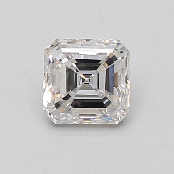 0.70 carat asscher lab-grown diamond