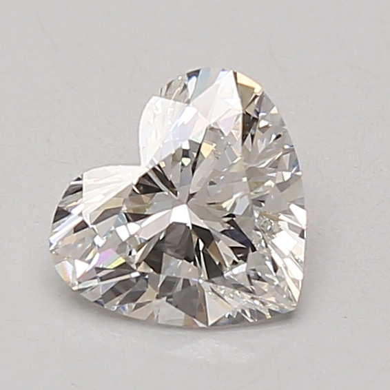0.95 carat heart lab-grown diamond