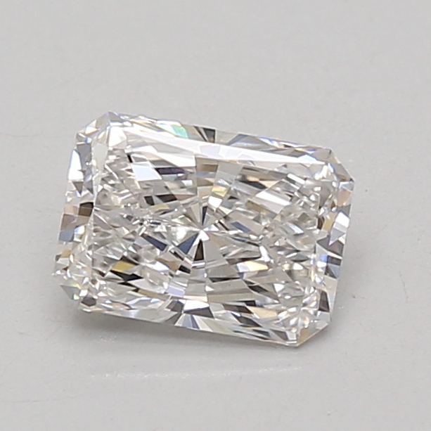 0.97 carat radiant lab-grown diamond
