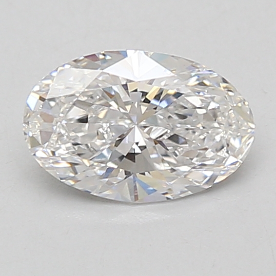 0.98 carat oval lab-grown diamond