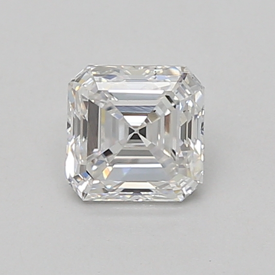0.72 carat asscher lab-grown diamond