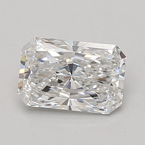 0.91 carat radiant lab-grown diamond